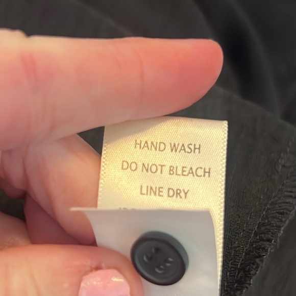 NWT,Max Studio, Button-Front, Belted,  Black Shirt Dress,Front Pockets, Size S - Picture 8 of 13